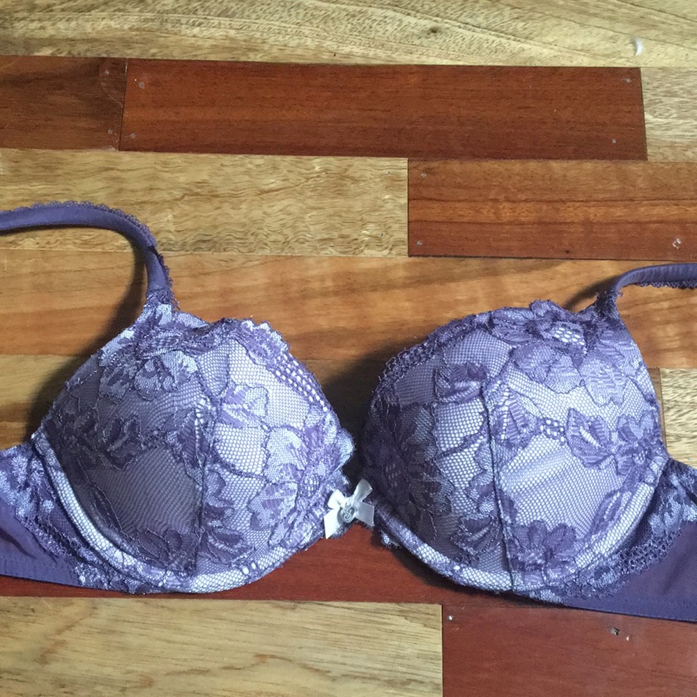 Purple lace Victoria's Secret bra